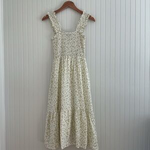 Lucy Paris Floral Smocked Sleeveless Dress